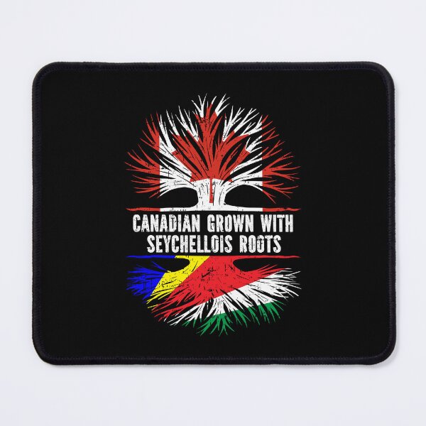 Item preview, Canadian Grown with Seychellois Roots Canada Flag designed and sold by CosmoKitsch.