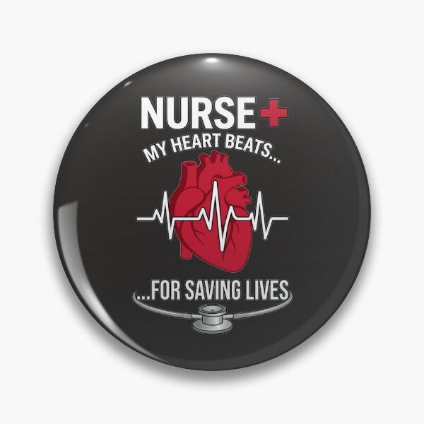 Item preview, My Heart Beats for Saving Lives - Ultimate Nurse Pride designed and sold by JVDesignsShop.