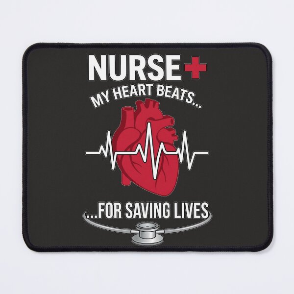 Item preview, My Heart Beats for Saving Lives - Ultimate Nurse Pride designed and sold by JVDesignsShop.