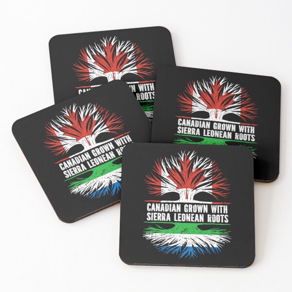 Item preview, Canadian Grown with Sierra Leonean Roots Canada Flag designed and sold by CosmoKitsch.