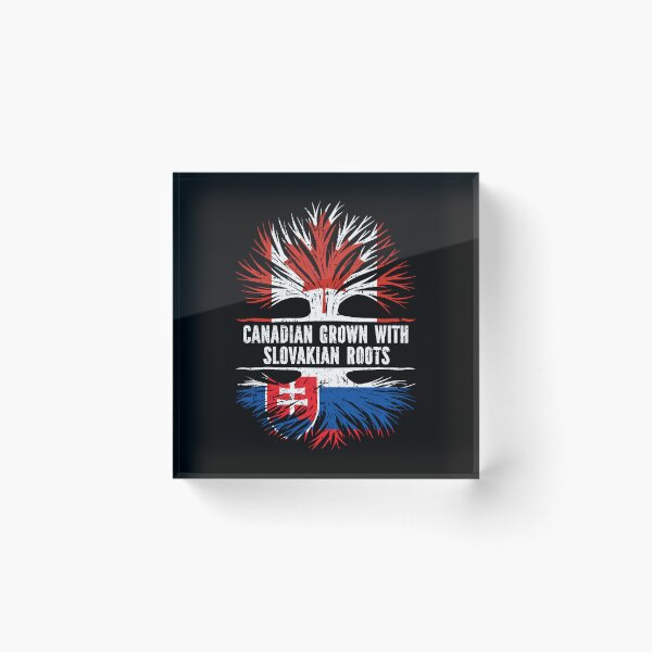 Item preview, Canadian Grown with Slovakian Roots Canada Flag designed and sold by CosmoKitsch.