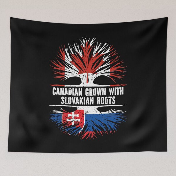 Item preview, Canadian Grown with Slovakian Roots Canada Flag designed and sold by CosmoKitsch.