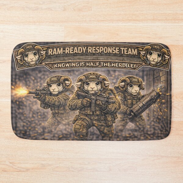 Item preview, Ram-Ready Response Team – Sheep-I Joe Breach Squad Parody designed and sold by Thpoar.