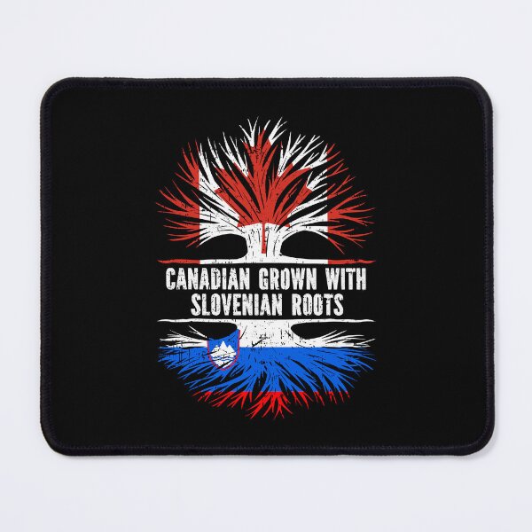Item preview, Canadian Grown with Slovenian Roots Canada Flag designed and sold by CosmoKitsch.