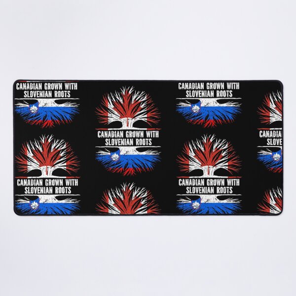 Item preview, Canadian Grown with Slovenian Roots Canada Flag designed and sold by CosmoKitsch.