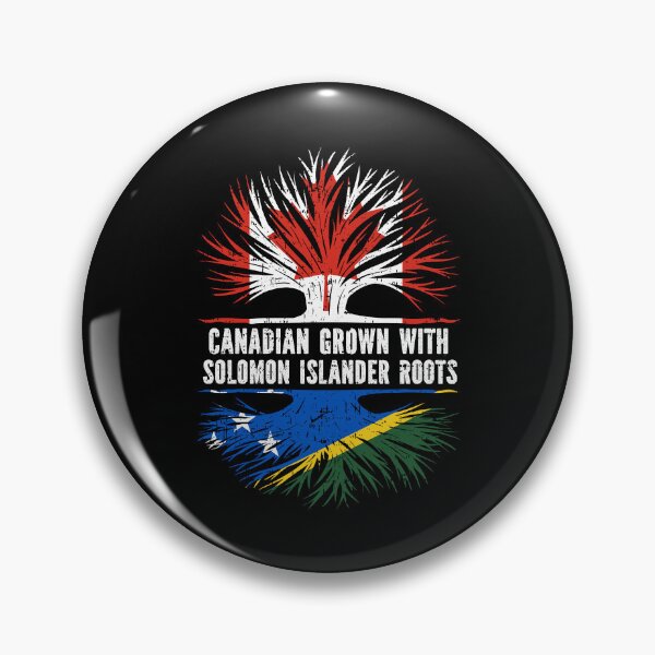 Item preview, Canadian Grown with Solomon Islander Roots Canada Flag designed and sold by CosmoKitsch.