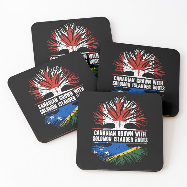 Item preview, Canadian Grown with Solomon Islander Roots Canada Flag designed and sold by CosmoKitsch.