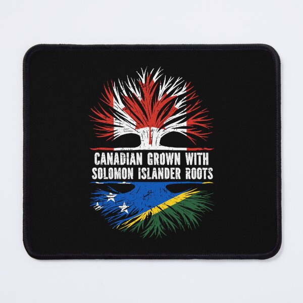 Item preview, Canadian Grown with Solomon Islander Roots Canada Flag designed and sold by CosmoKitsch.