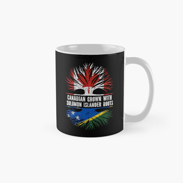 Item preview, Canadian Grown with Solomon Islander Roots Canada Flag designed and sold by CosmoKitsch.