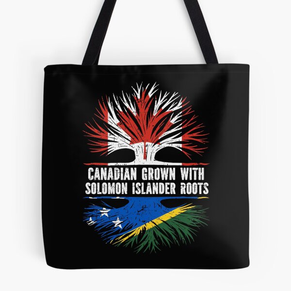 Item preview, Canadian Grown with Solomon Islander Roots Canada Flag designed and sold by CosmoKitsch.