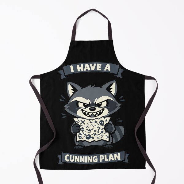 Item preview, I Have A Cunning Plan Funny Raccoon Mischief Design designed and sold by TeeTimeTreasure.