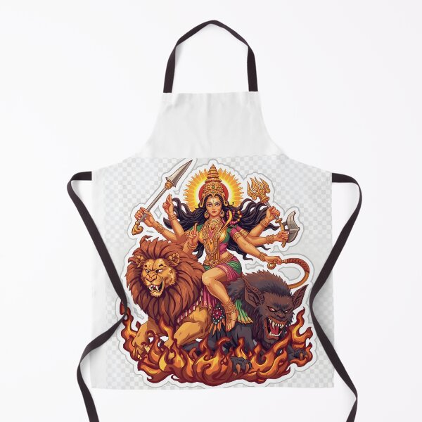 Item preview, Goddess Chandraghanta Sticker designed and sold by Teewave-Ashish.