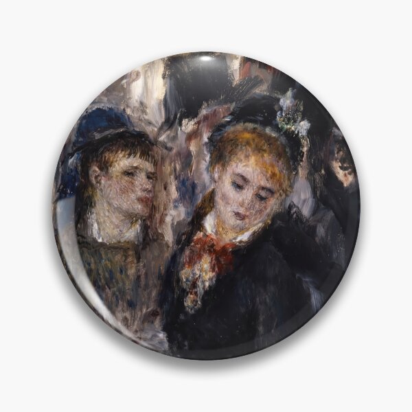 Item preview, Young Girls by Pierre-Auguste Renoir: Impressionist Parisian social scene poster designed and sold by artofuniverse.