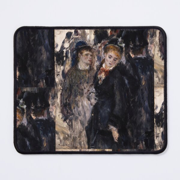 Item preview, Young Girls by Pierre-Auguste Renoir: Impressionist Parisian social scene poster designed and sold by artofuniverse.