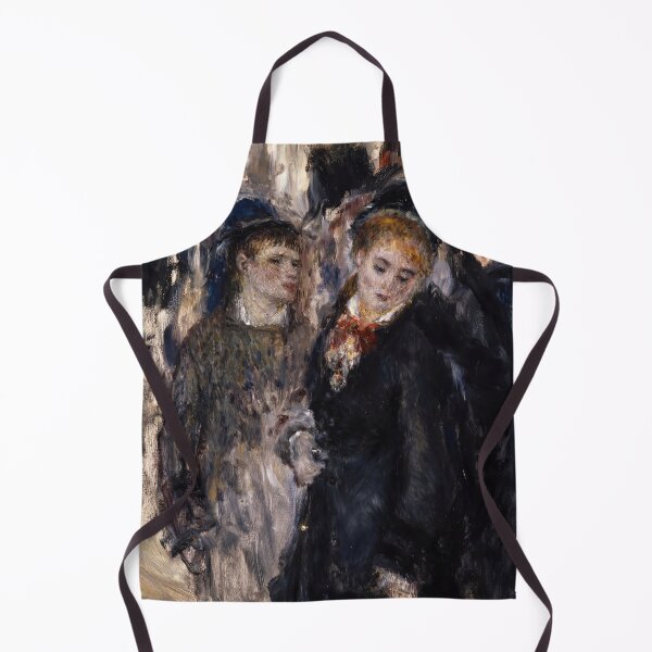 Item preview, Young Girls by Pierre-Auguste Renoir: Impressionist Parisian social scene poster designed and sold by artofuniverse.
