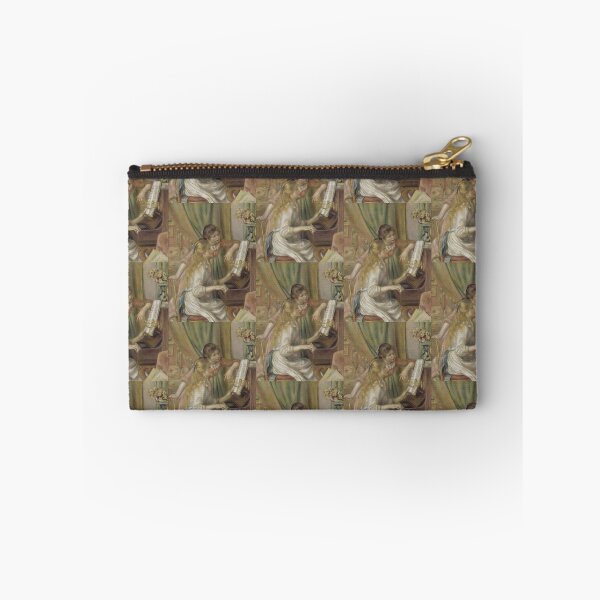 Item preview, Young Girls at the Piano by Pierre-Auguste Renoir: Impressionist Fine Art Print designed and sold by artofuniverse.