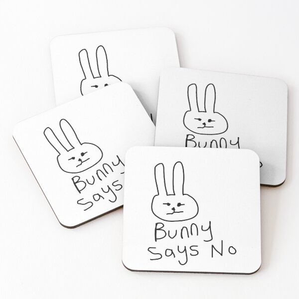 Item preview, Bunny Says No Funny Rabbit designed and sold by BobbyRocks.