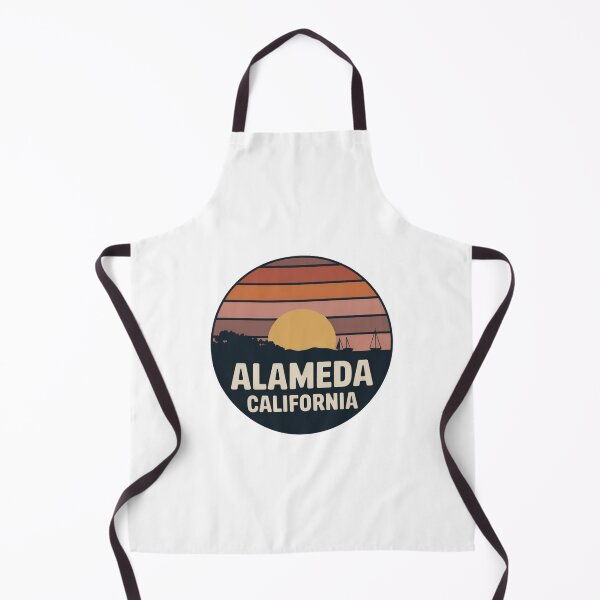 Item preview, Alameda California: Retro Sunset Sailboat Design designed and sold by CircinusStore.
