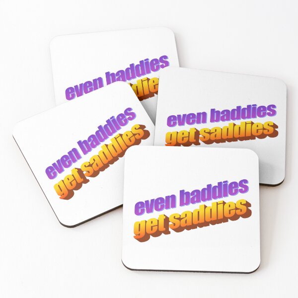 Item preview, even baddies get saddies Wordart designed and sold by WorddArtt.