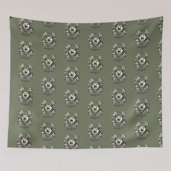 Item preview, Absolutely NOT Funny Opossum; Vintage Floral Cottagecore Art designed and sold by MyWellbeing26.