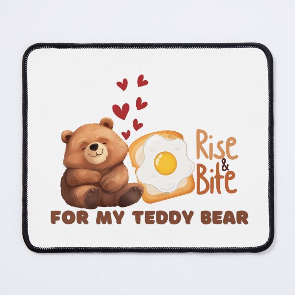 Item preview, Cute Teddy Bear Breakfast Pun designed and sold by Vibe Candy studio..