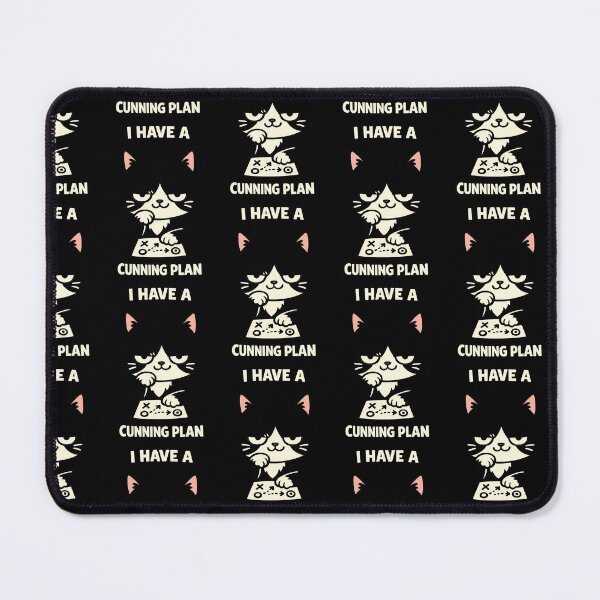 Item preview, I Have A Cunning Plan Cute Evil Cat Minimal Funny Design designed and sold by TeeTimeTreasure.