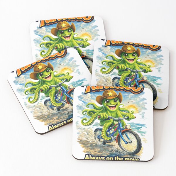 Item preview, Octopus Cowboy on Bike   designed and sold by IMOBILYARI.