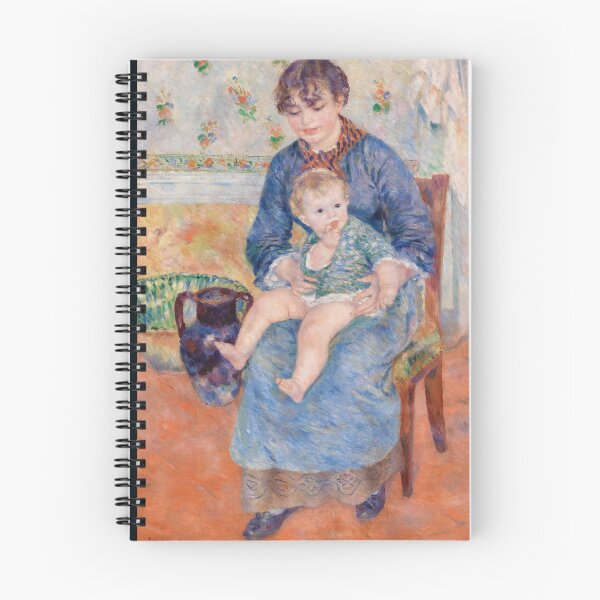 Item preview, Young Mother Jeune Mere by Pierre-Auguste Renoir: Tender Impressionist Poster designed and sold by artofuniverse.