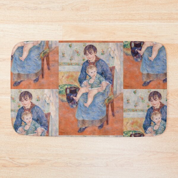 Item preview, Young Mother Jeune Mere by Pierre-Auguste Renoir: Tender Impressionist Poster designed and sold by artofuniverse.