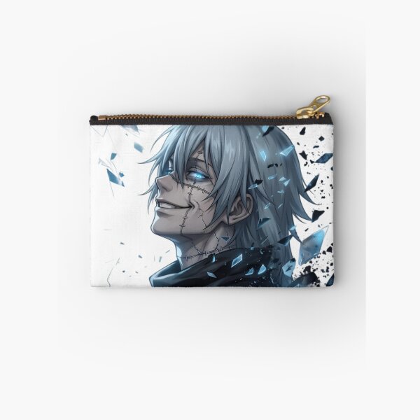 Item preview, Dark Cursed Spirit Anime Aesthetic – Blue Lightning Broken Glass Villain Art designed and sold by Dyan4.