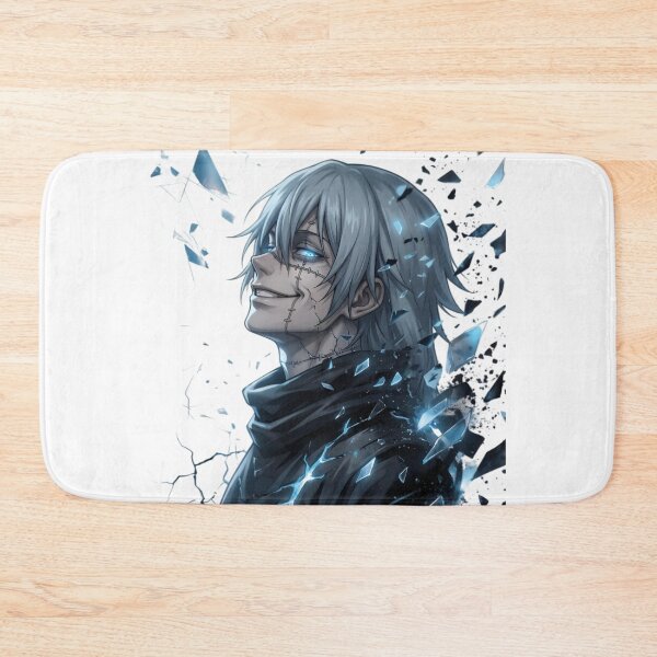Item preview, Dark Cursed Spirit Anime Aesthetic – Blue Lightning Broken Glass Villain Art designed and sold by Dyan4.