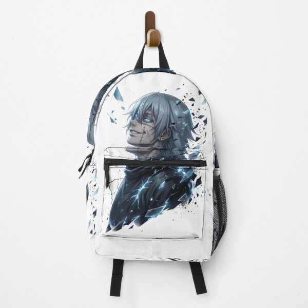 Item preview, Dark Cursed Spirit Anime Aesthetic – Blue Lightning Broken Glass Villain Art designed and sold by Dyan4.