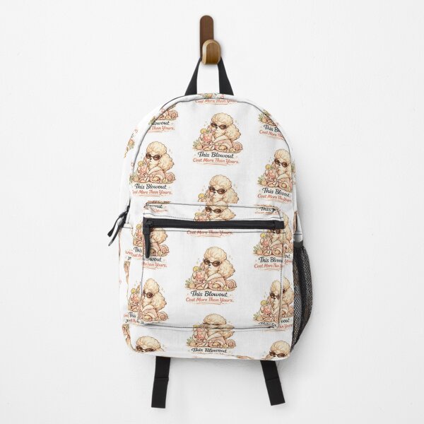 Item preview, This Blowout Cost More Than Yours. — Glam Poodle Sticker designed and sold by Gentlestate.
