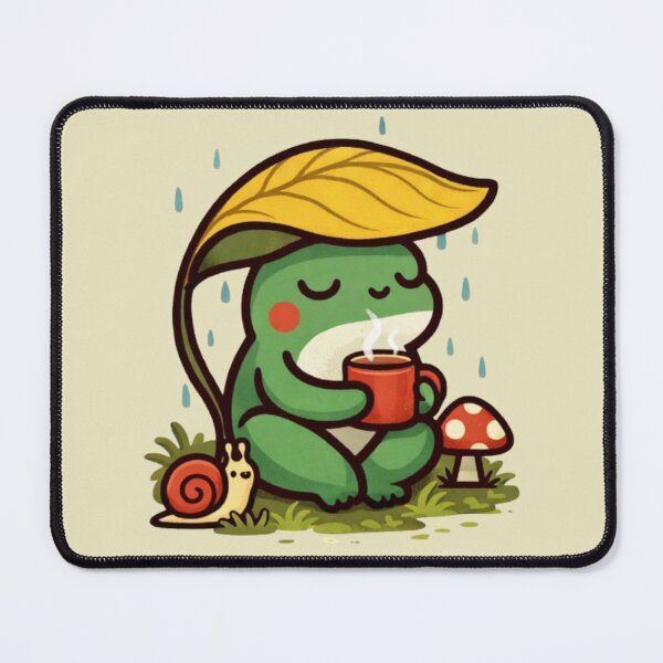 Item preview, Cozy Frog Tea – Rainy Day Whimsy designed and sold by Dogandesighn.