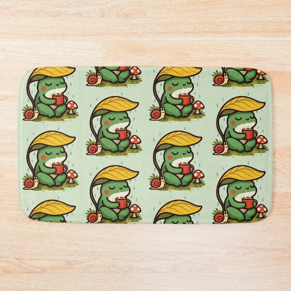 Item preview, Cozy Frog Tea – Rainy Day Whimsy designed and sold by Dogandesighn.