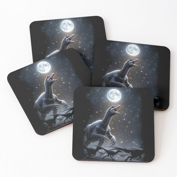 Item preview, Therizinosaurus Glowing Moon Dinosaur Starry Night Roar designed and sold by Syrupulse.
