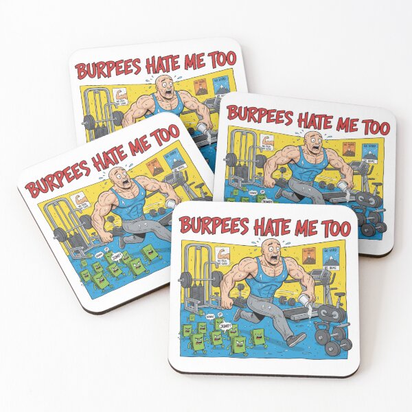 Item preview, Burpees Hate Me Too designed and sold by MaciejErdon.