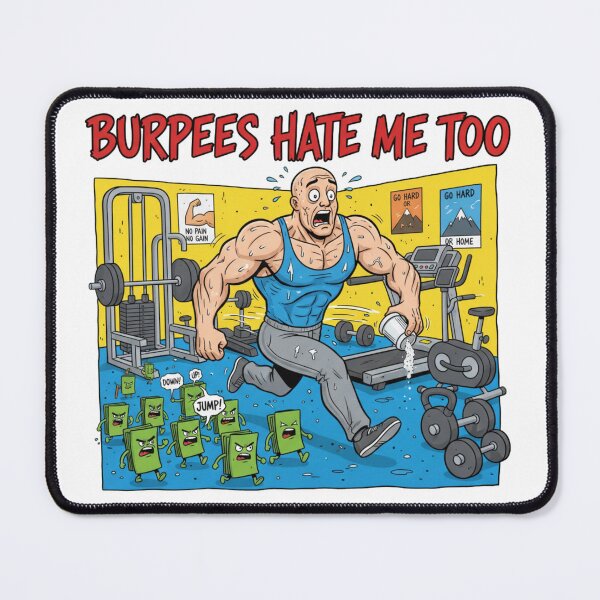 Item preview, Burpees Hate Me Too designed and sold by MaciejErdon.