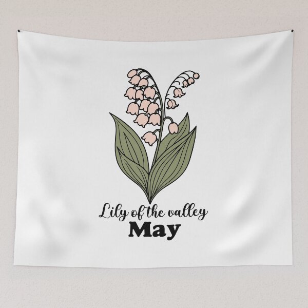 Aperçu de l'œuvre Fleur du mois de naissance de mai - Muguet créée et vendue par Lumina-Studio.