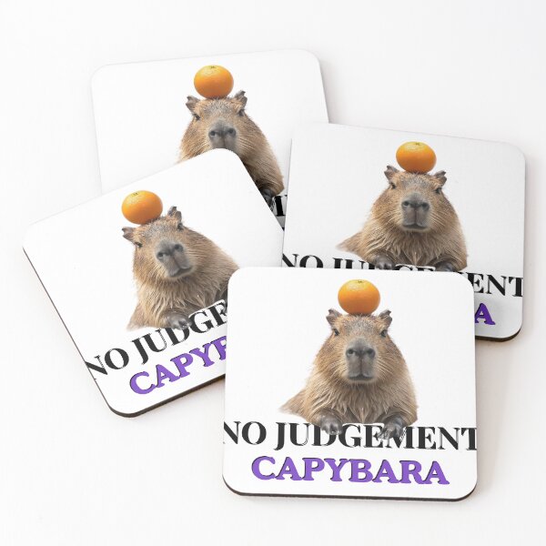 Item preview, No Judgement Capybara designed and sold by TQPProject.
