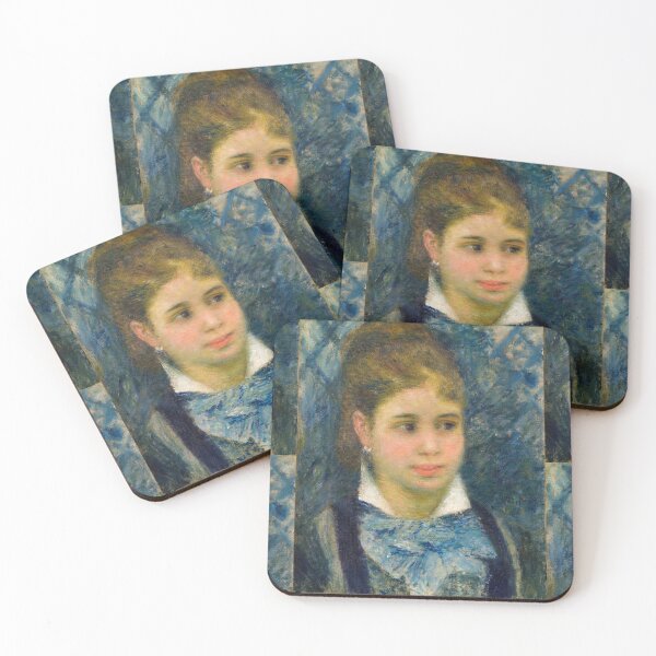 Item preview, Young Parisian by Pierre-Auguste Renoir: Romantic Impressionist Portrait Poster designed and sold by artofuniverse.