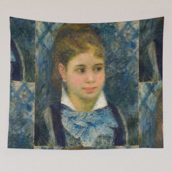 Item preview, Young Parisian by Pierre-Auguste Renoir: Romantic Impressionist Portrait Poster designed and sold by artofuniverse.