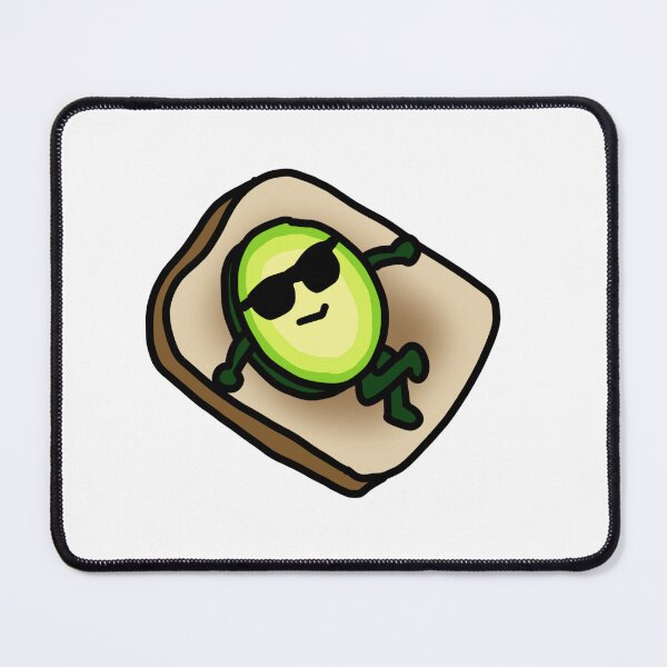 Item preview, an Avocado guy on the bread designed and sold by superbaechoo.
