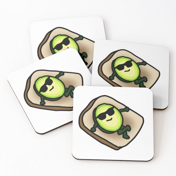 Item preview, an Avocado guy on the bread designed and sold by superbaechoo.
