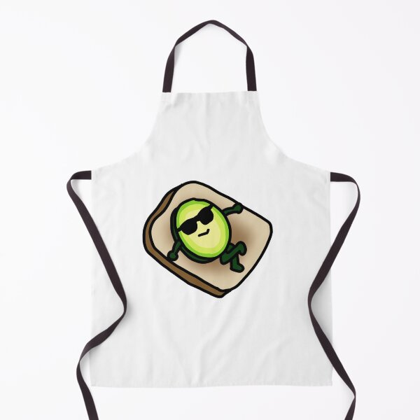 Item preview, an Avocado guy on the bread designed and sold by superbaechoo.