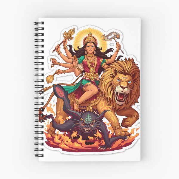 Item preview, Goddess Kushmanda Sticker  designed and sold by Teewave-Ashish.
