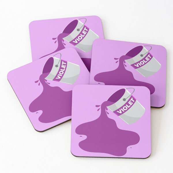 Item preview, Modern Violet Paint Bucket Spill - Creative Artist Aesthetic designed and sold by SolutionsArt.