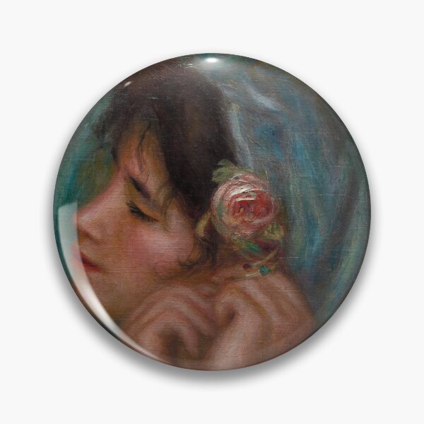 Item preview, Young Woman Arranging Her Earring by Pierre-Auguste Renoir: Impressionist Portrait Poster designed and sold by artofuniverse.