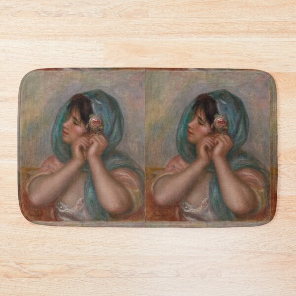Item preview, Young Woman Arranging Her Earring by Pierre-Auguste Renoir: Impressionist Portrait Poster designed and sold by artofuniverse.