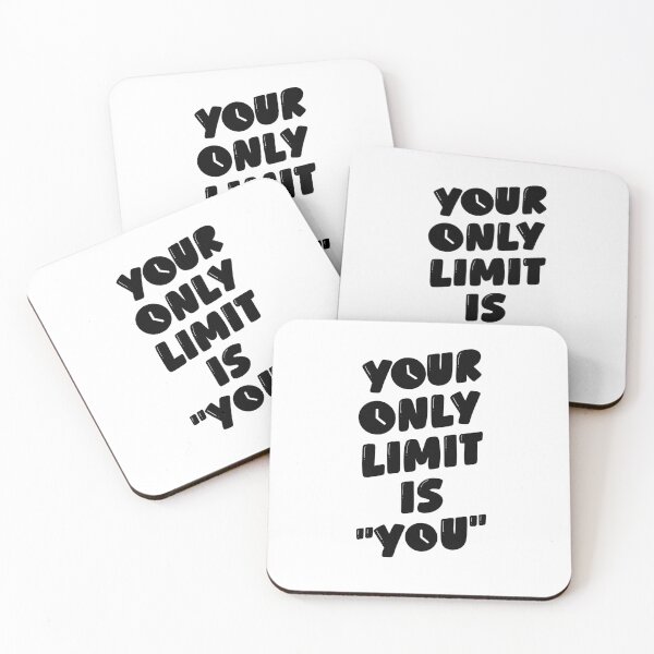 Item preview, Your Only Limit is You Motivational Quote designed and sold by "Positive Vibes & Daily Lifestyle".